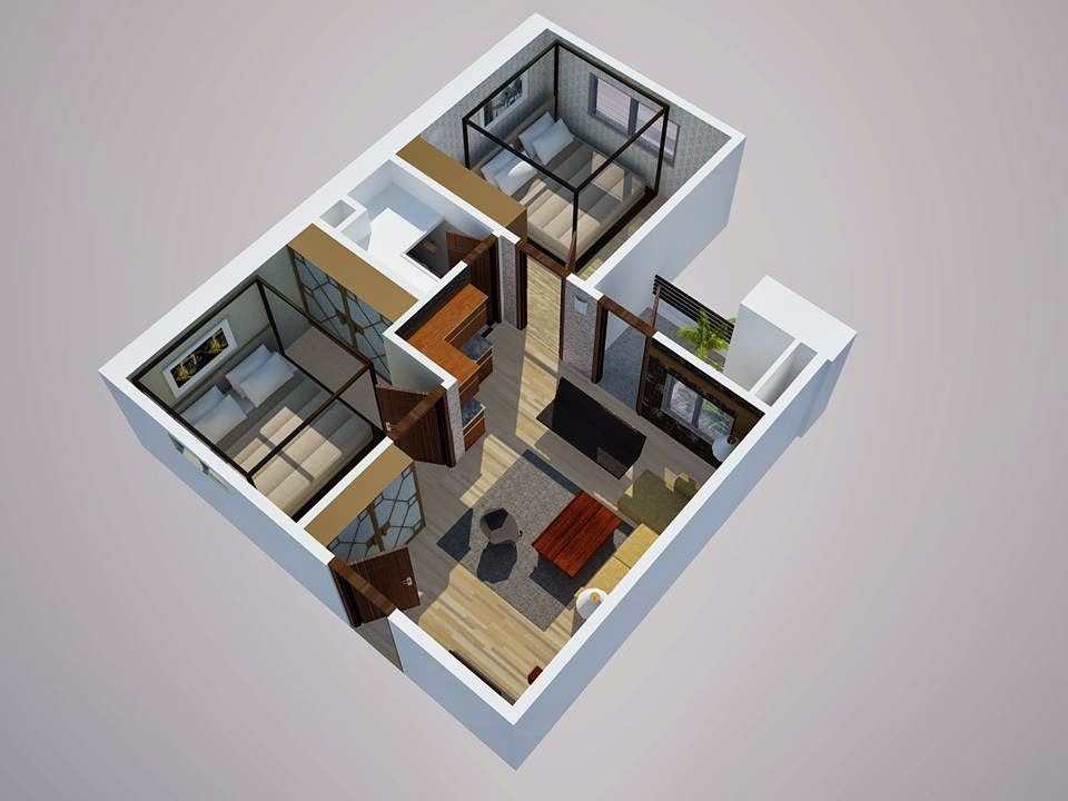 Thiết kế nội thất chung cư 45m2 đẹp và rộng rãi như 60m2  Inhome