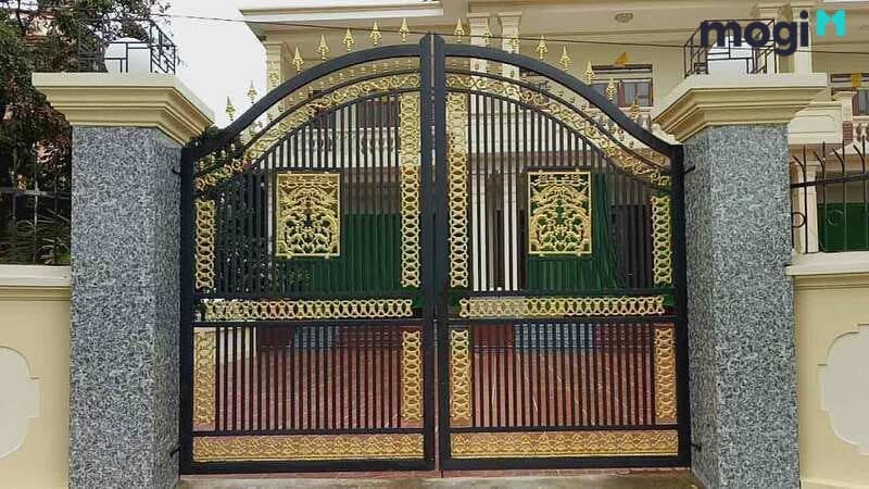 30 mẫu trụ cổng đẹp nhất dễ xây dựng cho nhà mặt tiền phố, biệt ...