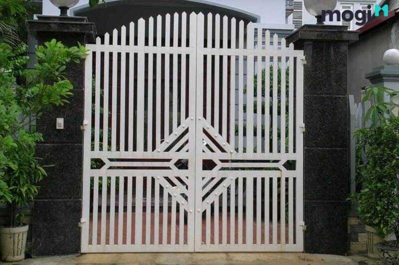 Thiết kế trụ cổng đơn giản, hiện đại, phù hợp với mọi không gian