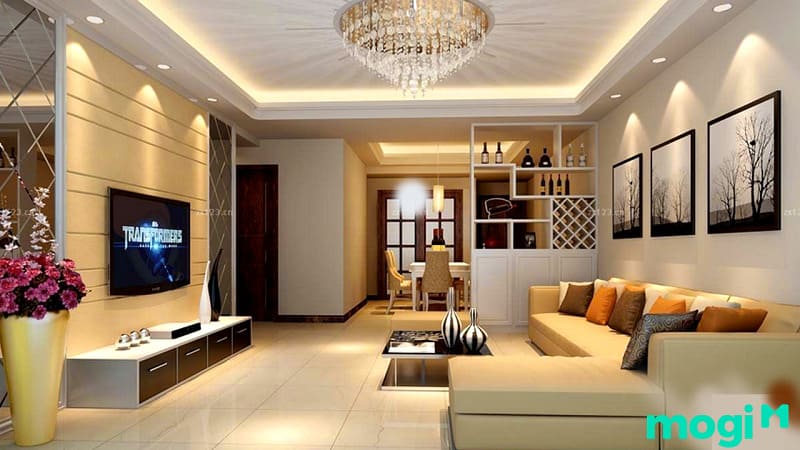 Mẫu thiết kế trang trí nội thất phòng khách đa dạng
